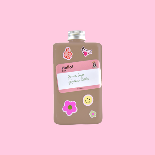 Brown Sugar Hojicha Latte