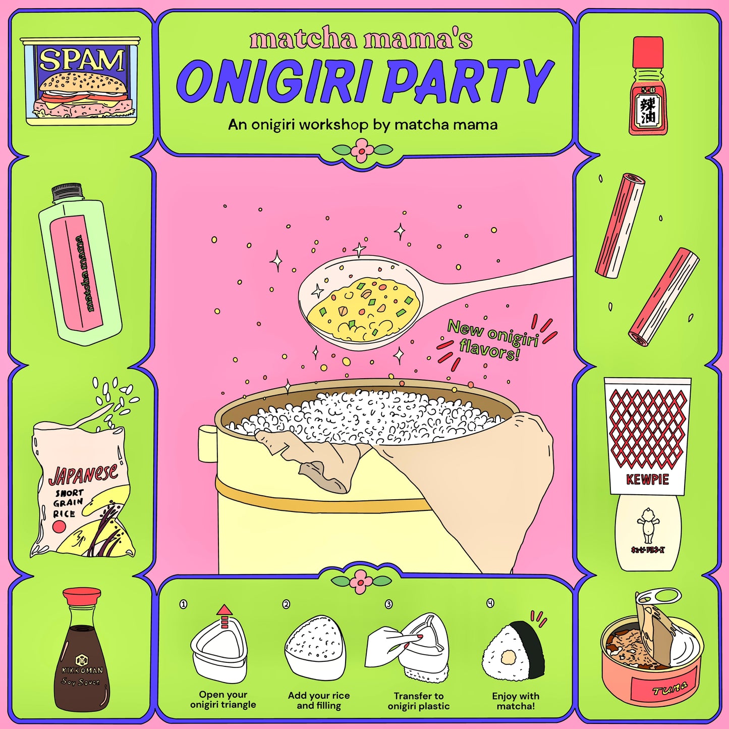 Matcha Mama's Onigiri Party | March 1, 2025